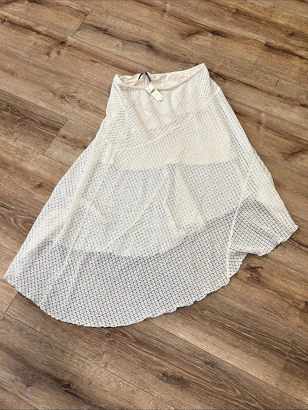 Anthropologie Crochet maxi skirt NWT